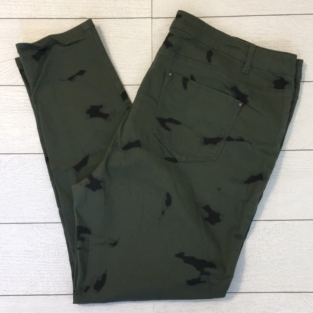 Simply Be Chloe Skinny Jeans Olive